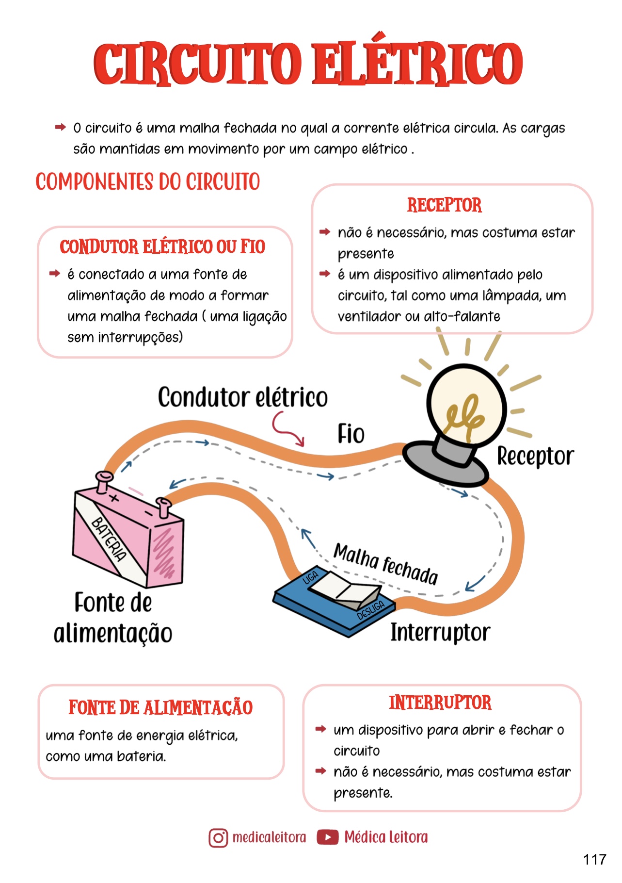 Um resumo com lettering e desenhos